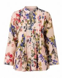 Exquise - Jazlyn Floral Printed Blouse - Lyst