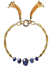Crystalline Jewellery - Tassel Drop Necklace - Lyst