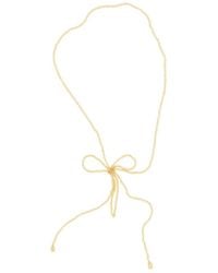 LABRO - Bow Necklace - Lyst