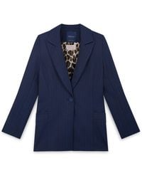 Amanda Thompson Couture - Toni Suit Jacket & Pinstripe Italian Wool - Lyst
