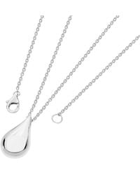 Lucy Quartermaine - Solid Sterling Large Tear Drop Pendant - Lyst