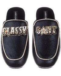 Laines London - Classic Mules With Classy C*Nt Brooches - Lyst