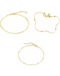 Spero London - Sterling Beaded Satellite Bracelet Layering Set - Lyst