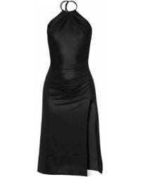 AGGI by HALEWSKI - Maricel Midi Dress With Open Back - Lyst