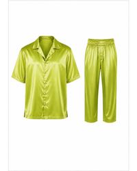 Hustle - Acid Lemonade Satin-Set - Lyst
