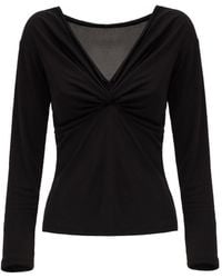 Georgette - Noir Veil Top - Lyst