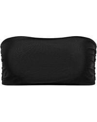 Playaluxe - Capri Ruched Bandeau Bikini Top - Lyst