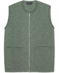 Paul James Knitwear - Lambswool Larkspur Knitted Gilet - Lyst