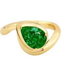Arte Madrid - Sierra Contour Pear-Shaped Solitaire Ring - Lyst