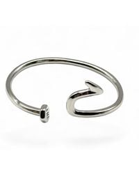 Jagged Halo Jewelry - Nailed It Nail Cuff Bangle - Lyst