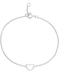 Auree - Verona Sterling Love Heart Bracelet - Lyst
