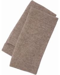 Cove - Cashmere Chunky Wrist Warmers Fawn - Lyst