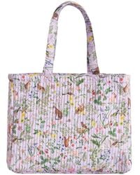 Fable England - Fable Meadow Creatures Lilac Quilted Tote - Lyst