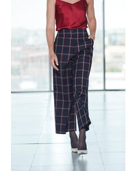 The Extreme Collection - High-Waist Trousers With Wide Fluid Leg Eleanor - Lyst