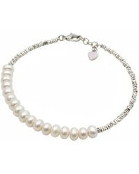 Angel Barocco - Beaded Freshwater Pearl Irregular Bracelet - Lyst