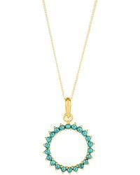 Charlotte's Web Jewellery - Halo Radiance Large Plated Necklace - Lyst