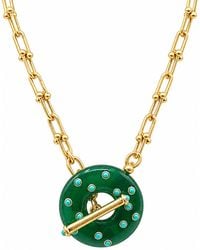 Michael Nash Jewelry - Beatrice Resin And Toggle Necklace - Lyst