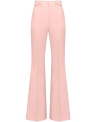 Tia Dorraine - Flared Trousers With Adjustable Waist - Lyst