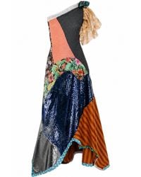 Miro Misljen - Patchwork Maxi Dress - Lyst