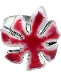 Tg-Jewellery by Tamara Gervasio - Flower Enamel Band Sterling Ring One Of A Kind - Lyst