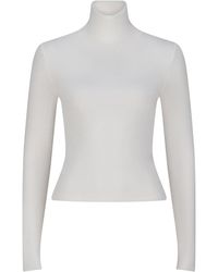 Love and Nostalgia - Secret Agent Rib Turtleneck Top - Lyst