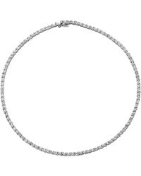 SALLY SKOUFIS - Renaissance Necklace With Made Cz Diamond Stimulant - Lyst
