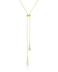 SET & STONES - Zoey Lariat Necklace - Lyst