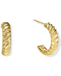 Lait & Lune - Cadiz Hoop Earrings - Lyst