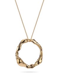 Lulu and Boo Jewellery - Large Molten Halo Solid Necklace - Lyst