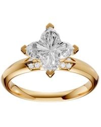 Aya Fine Jewelry - 2.15 Cwt Lily Cut Lab Diamond Solitaire Ring - Lyst