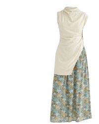 Maison Qala - Neutrals Buttercup Co-Ord Set - Lyst