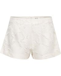 SÉLONE - Jora Fringe Shorts Cream - Lyst