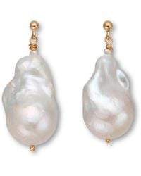 EVA REMENYI - Giséle Baroque Pearl Earrings - Lyst