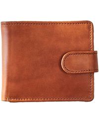 VIDA VIDA - Vida Tan Leather Tri Fold Wallet With Rfid - Lyst