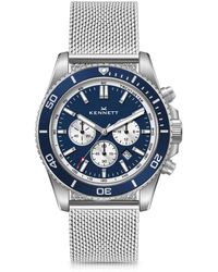 Kennett Watches & Accessories - Kennett Pacesetter Chronograph Watch With Milanese Mesh Strap - Lyst
