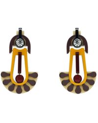 Gissa Bicalho - Handmade Acrylic Earring Dandelion - Lyst