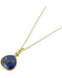 Sophelia - Vermeil Plated Sapphire September Birthstone Necklace - Lyst