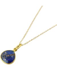 Harfi - Vermeil Plated Sapphire September Birthstone Necklace - Lyst
