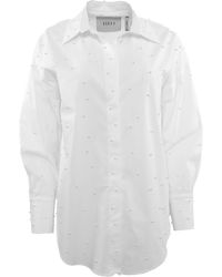 Theo the Label - Echo Pearly Shirt Col - Lyst