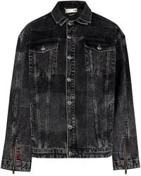 Pcfg - Your Itch Colorblocked Denim Jacket - Lyst