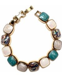 By Ozge - Aegean Mosaic Mother Of Pearl & Abalone Plated Bracelet - Lyst