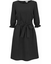 LeMuse - Emma — Stonewashed Linen Dress With Pockets & Tie Belt - Lyst