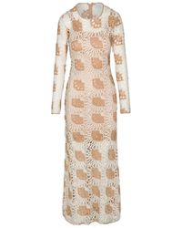 DELFI Collective - Julian Cream Long Dress - Lyst