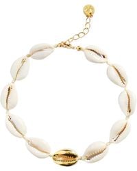 Adriana Pappas Designs - Single Mini Shell Anklet - Lyst