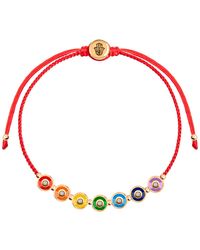 Karma and Luck - Plated Chakra Enamel String Bracelet – Energy Healing Protection Jewelry – Joyful Journey - Lyst