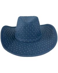 Chanel Joan Elkayam - Embellished Denim Cowboy Hat - Lyst