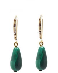 SALOME - Penelope 'Girl With A Malachite' Earrings - Lyst
