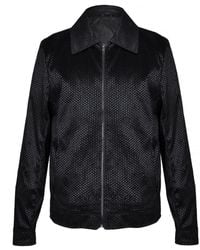 DAVID WEJ - Washington Aviator Jacquard Jacket - Lyst