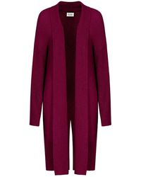 Loop Cashmere - Cashmere Edge To Edge Cardigan In Barolo - Lyst