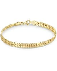 Glamrocks Jewelry - Thin Herringbone Bracelet - Lyst